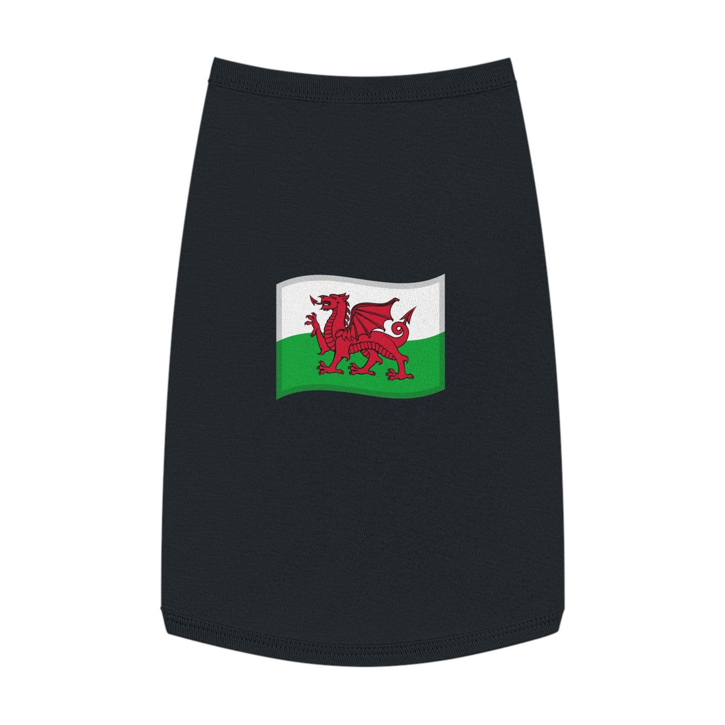 WALES FLAG EMOJI DOG T-SHIRT