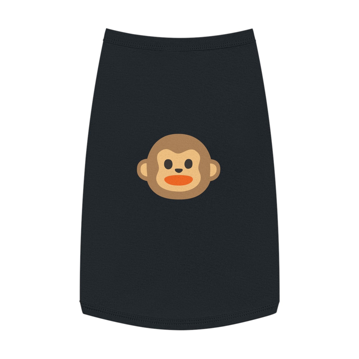 MONKEY EMOJI DOG T-SHIRT