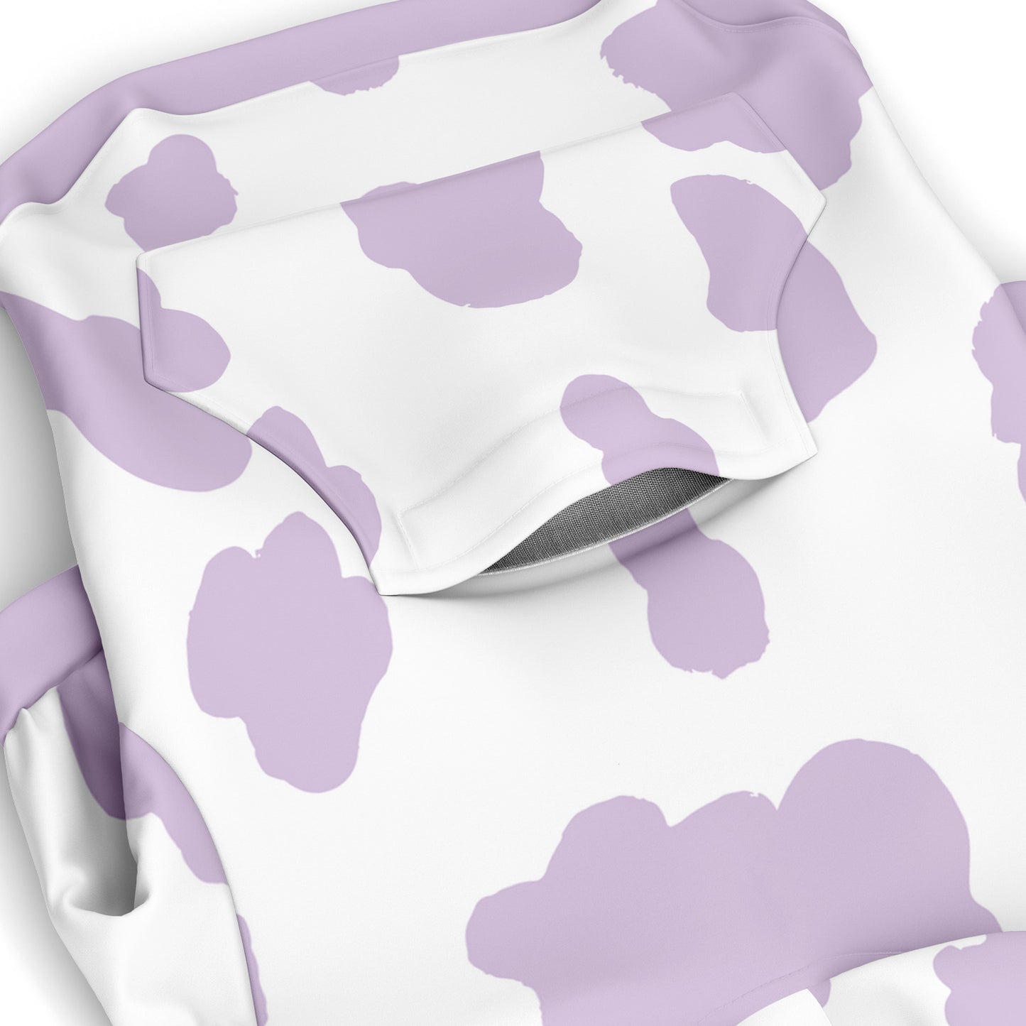 LAVENDAR COW DOG HOODIE