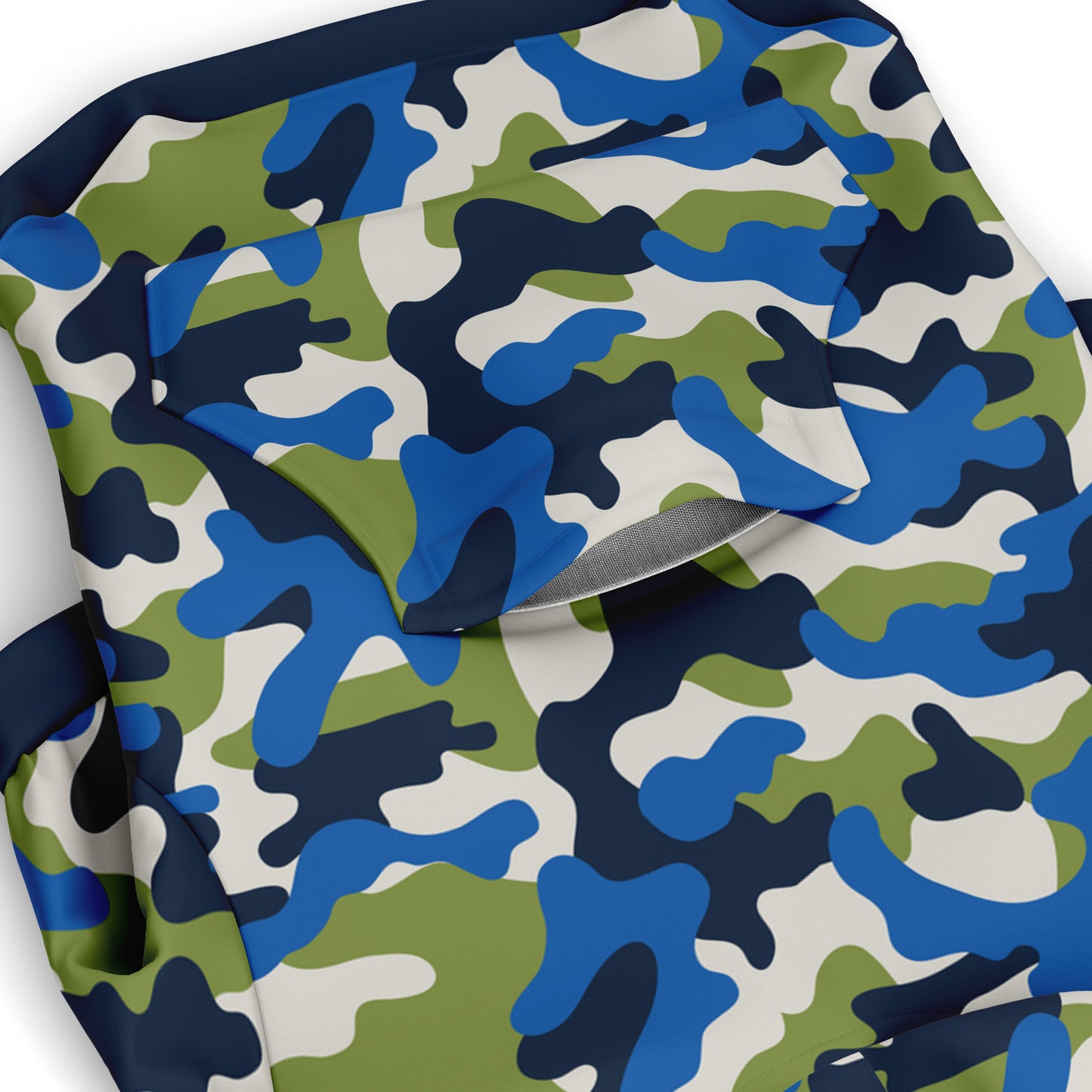 CORAL-GREEN CAMO DOG HOODIE