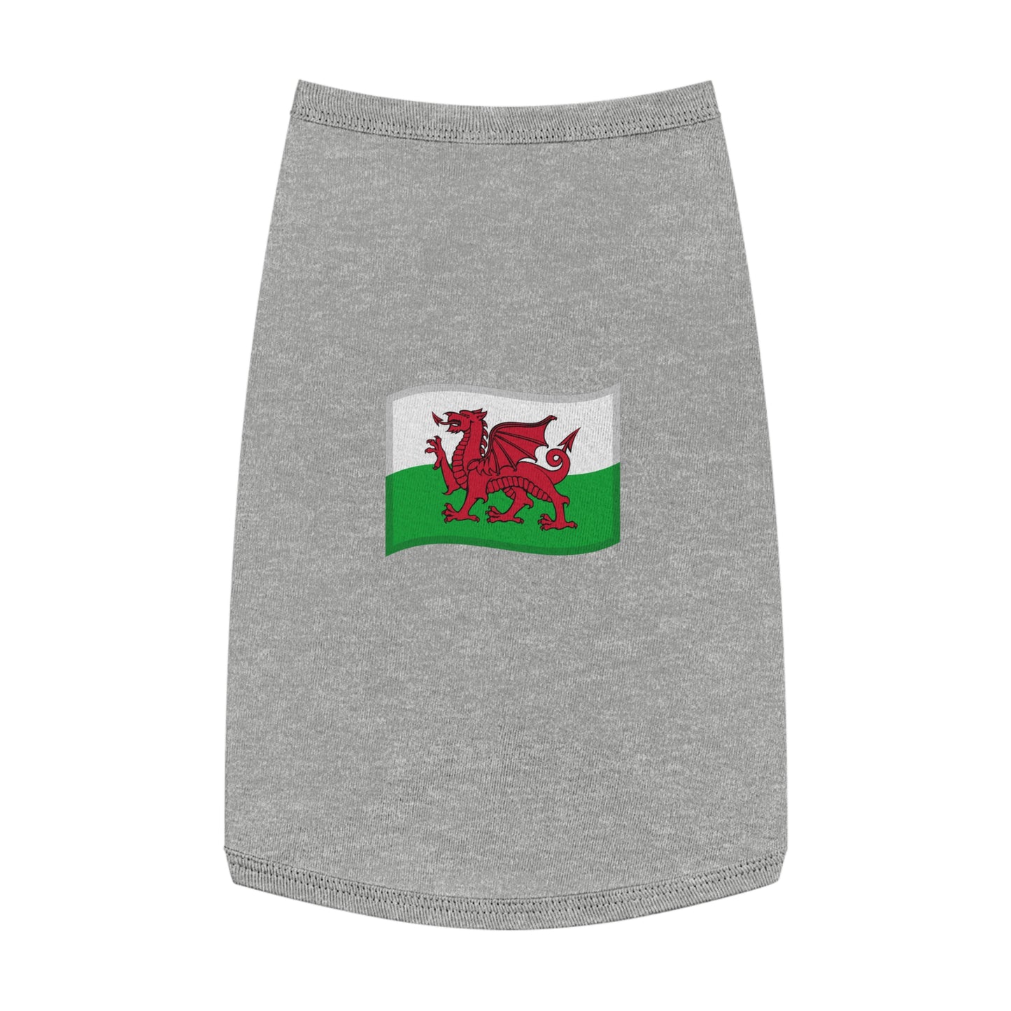 WALES FLAG EMOJI DOG T-SHIRT