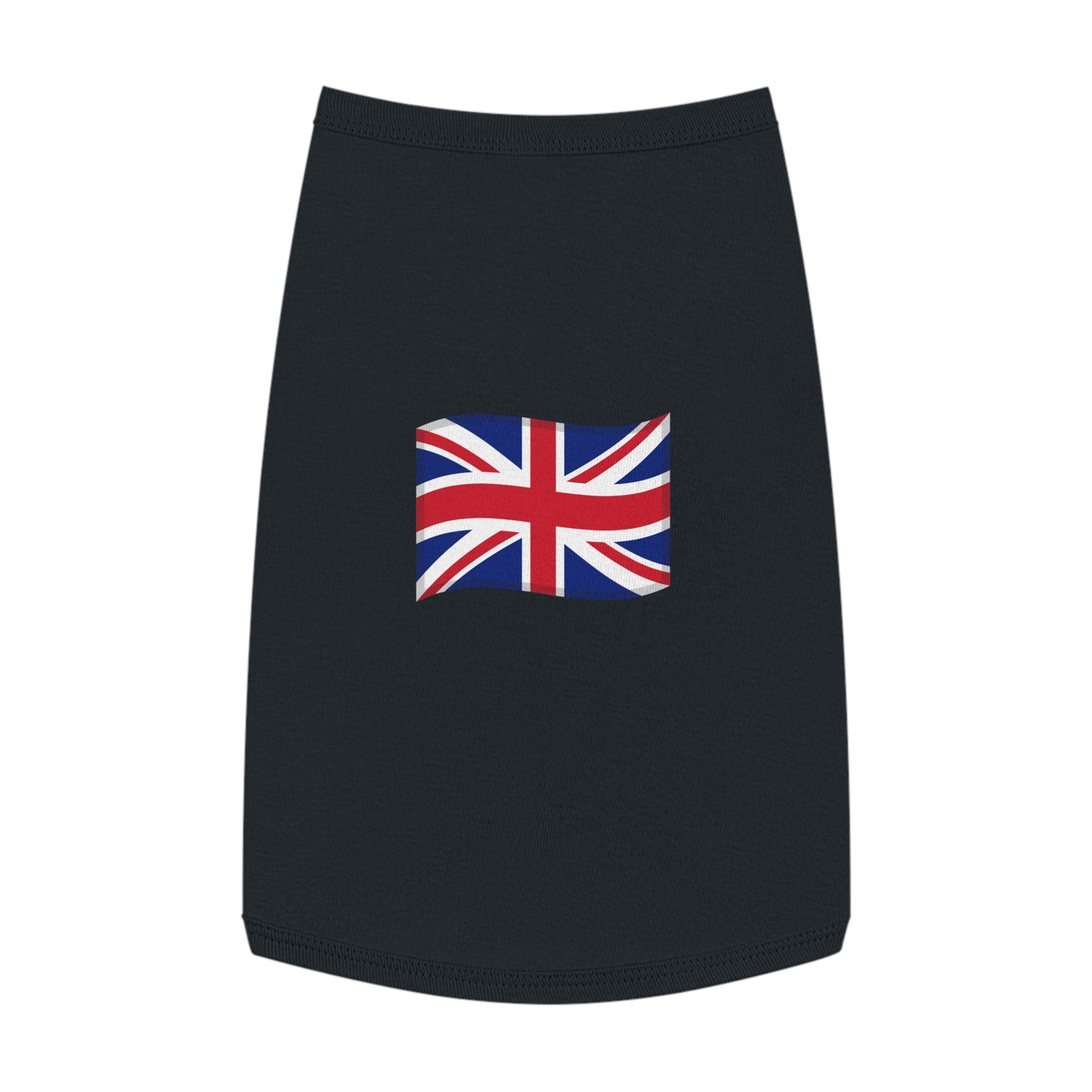 UNITED KINGDOM FLAG EMOJI DOG T-SHIRT