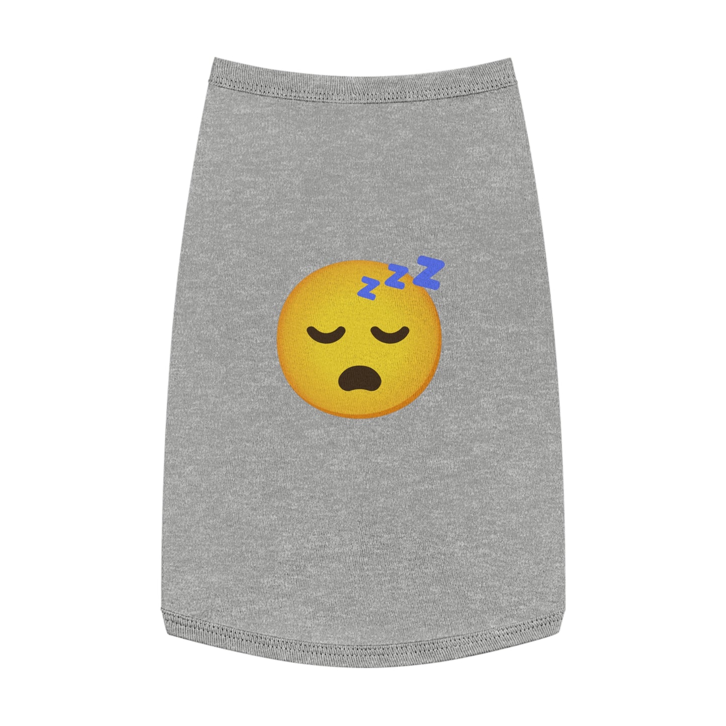 SLEEPY EMOJI DOG T-SHIRT