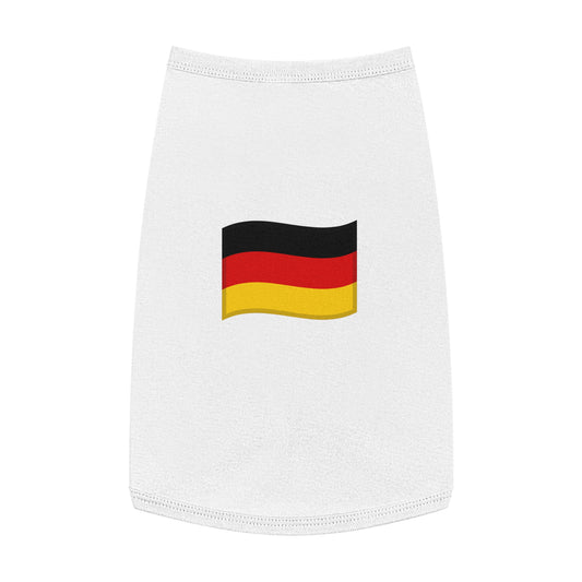 GERMANY FLAG EMOJI DOG T-SHIRT