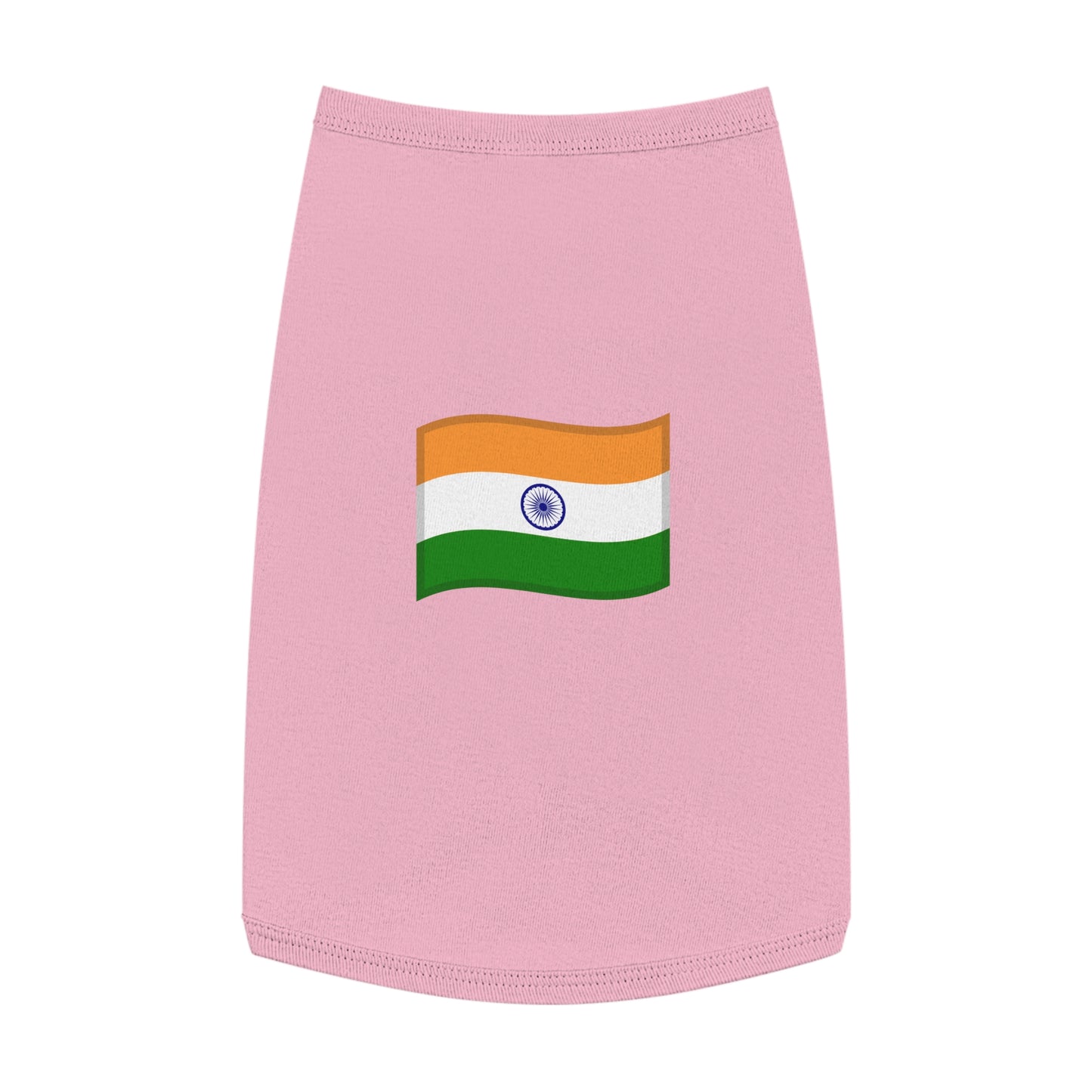 INDIA FLAG EMOJI DOG T-SHIRT