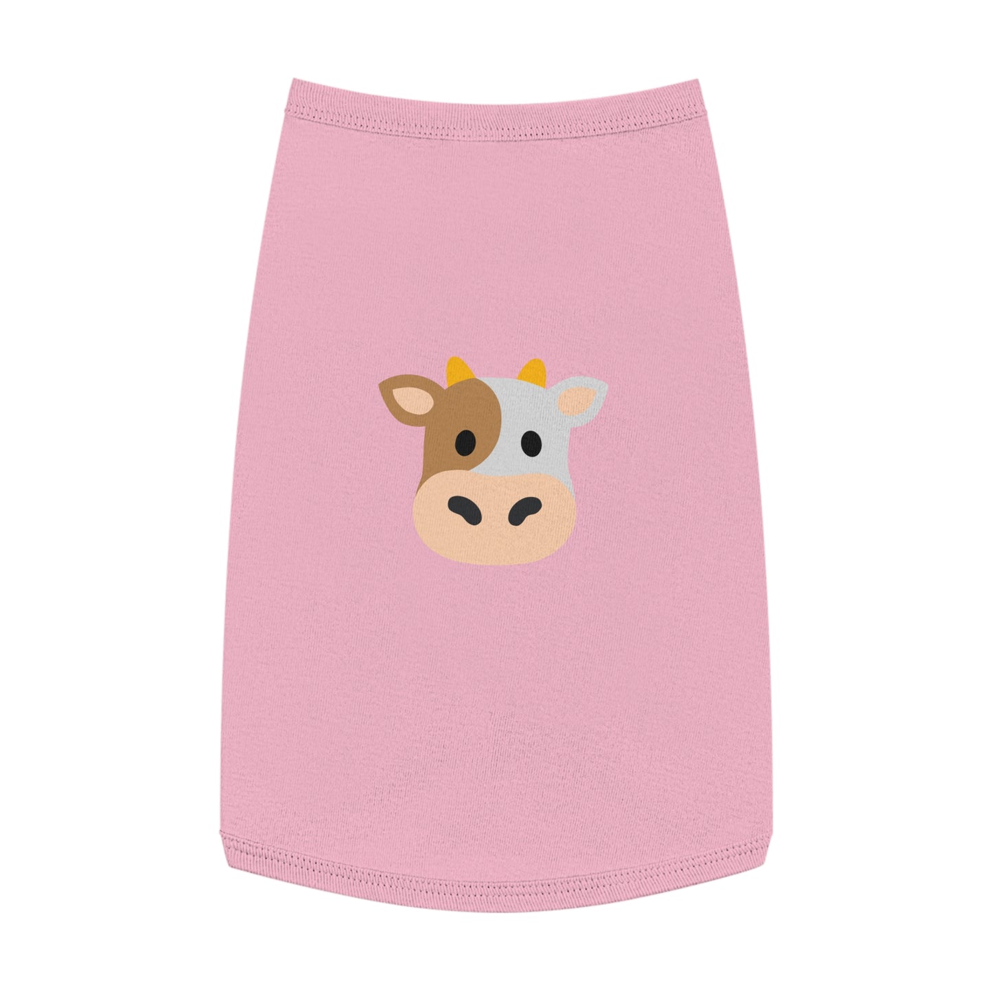 COW EMOJI DOG T-SHIRT