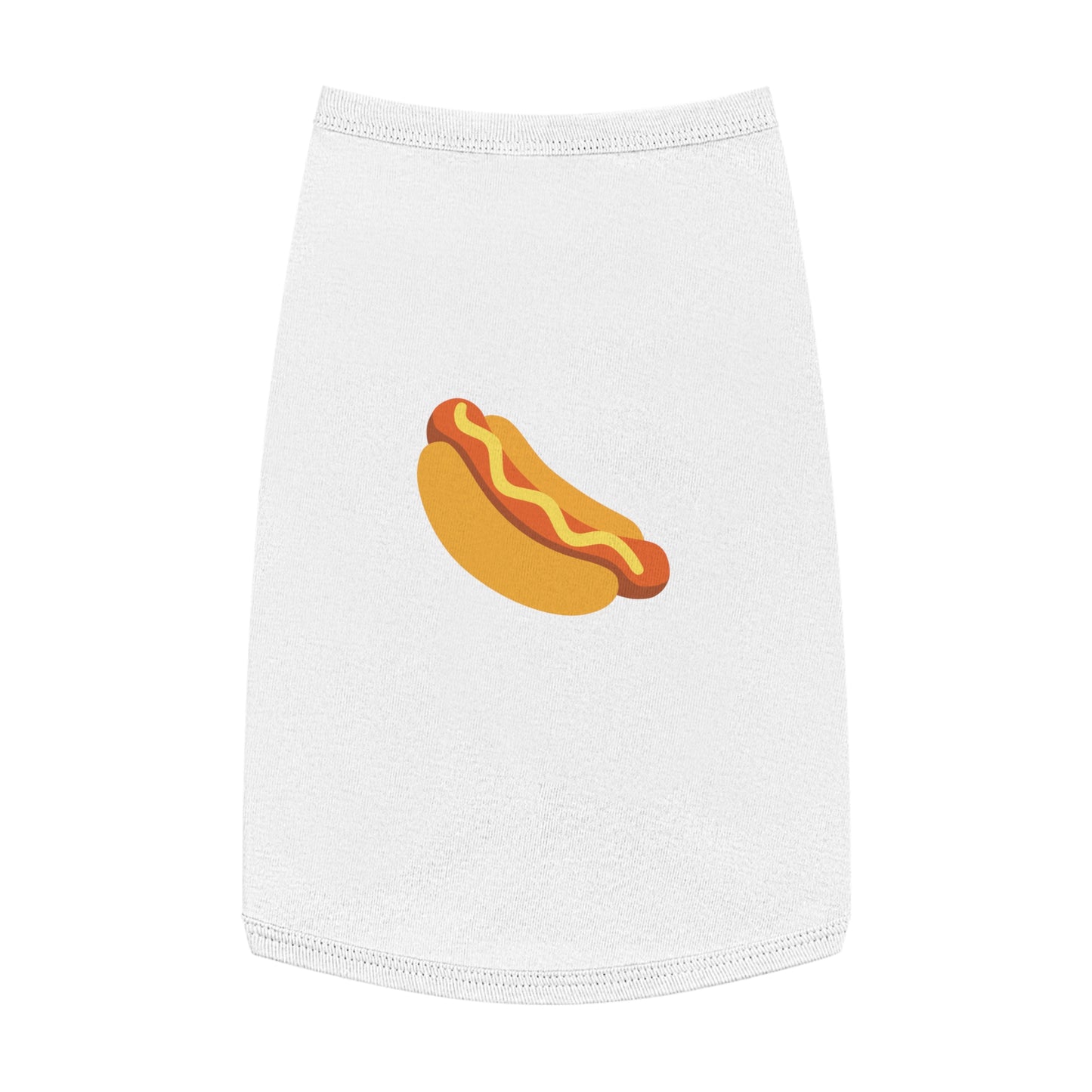 HOTDOG EMOJI DOG T-SHIRT