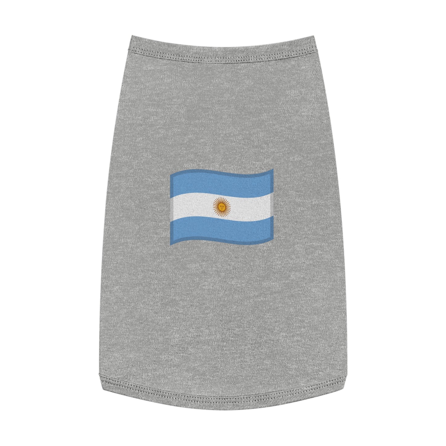 ARGENTINA FLAG EMOJI DOG T-SHIRT