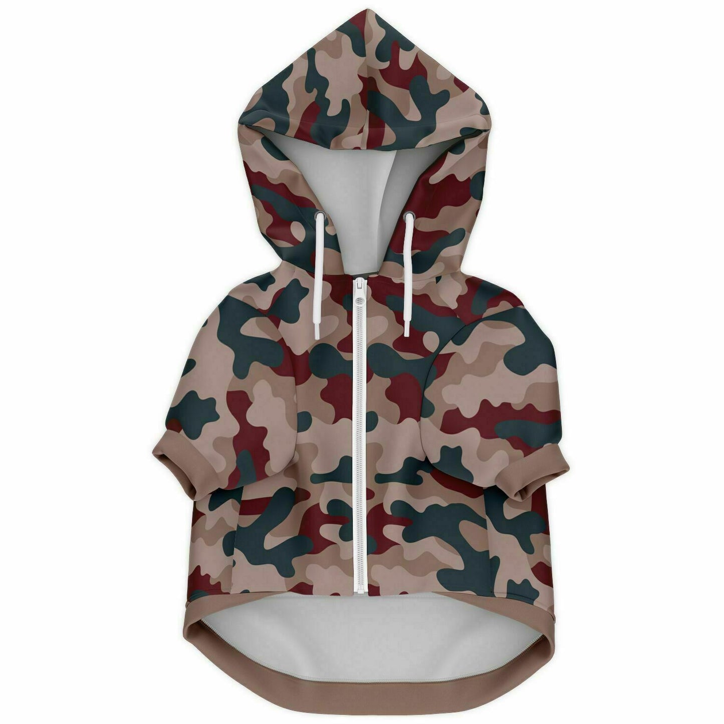 CRIMSON-DAWN CAMO DOG HOODIE