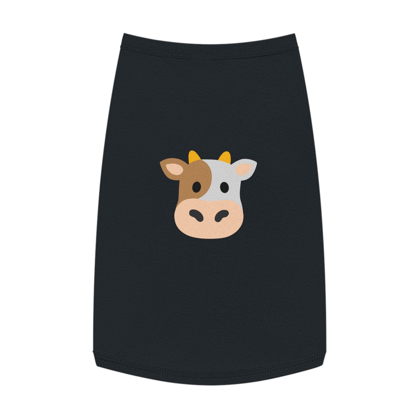 COW EMOJI DOG T-SHIRT