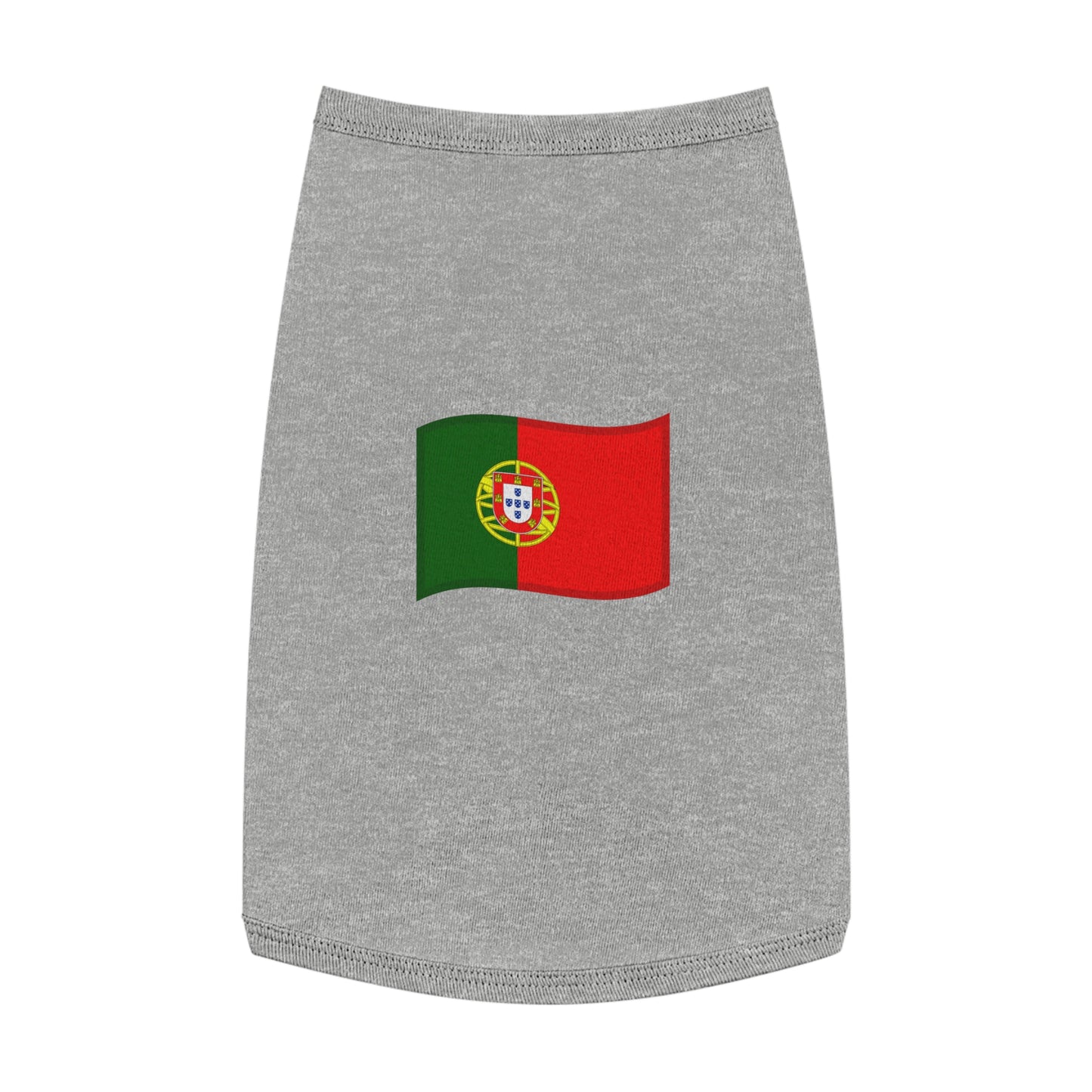 PORTUGAL FLAG EMOJI DOG T-SHIRT