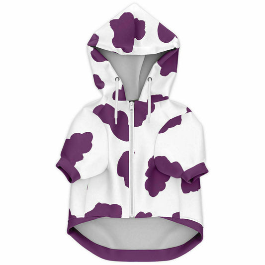 PLUM COW DOG HOODIE