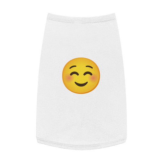 HAPPY EMOJI DOG T-SHIRT