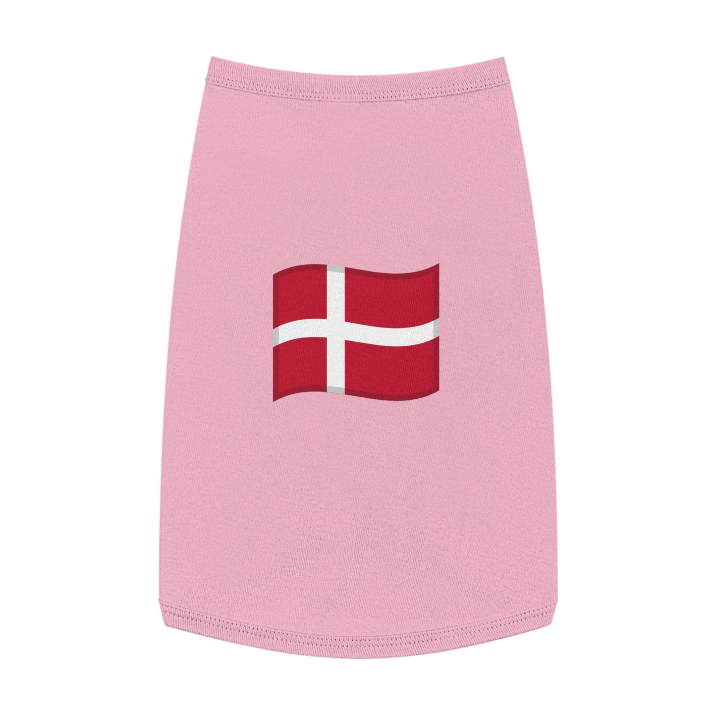 DENMARK FLAG EMOJI DOG T-SHIRT