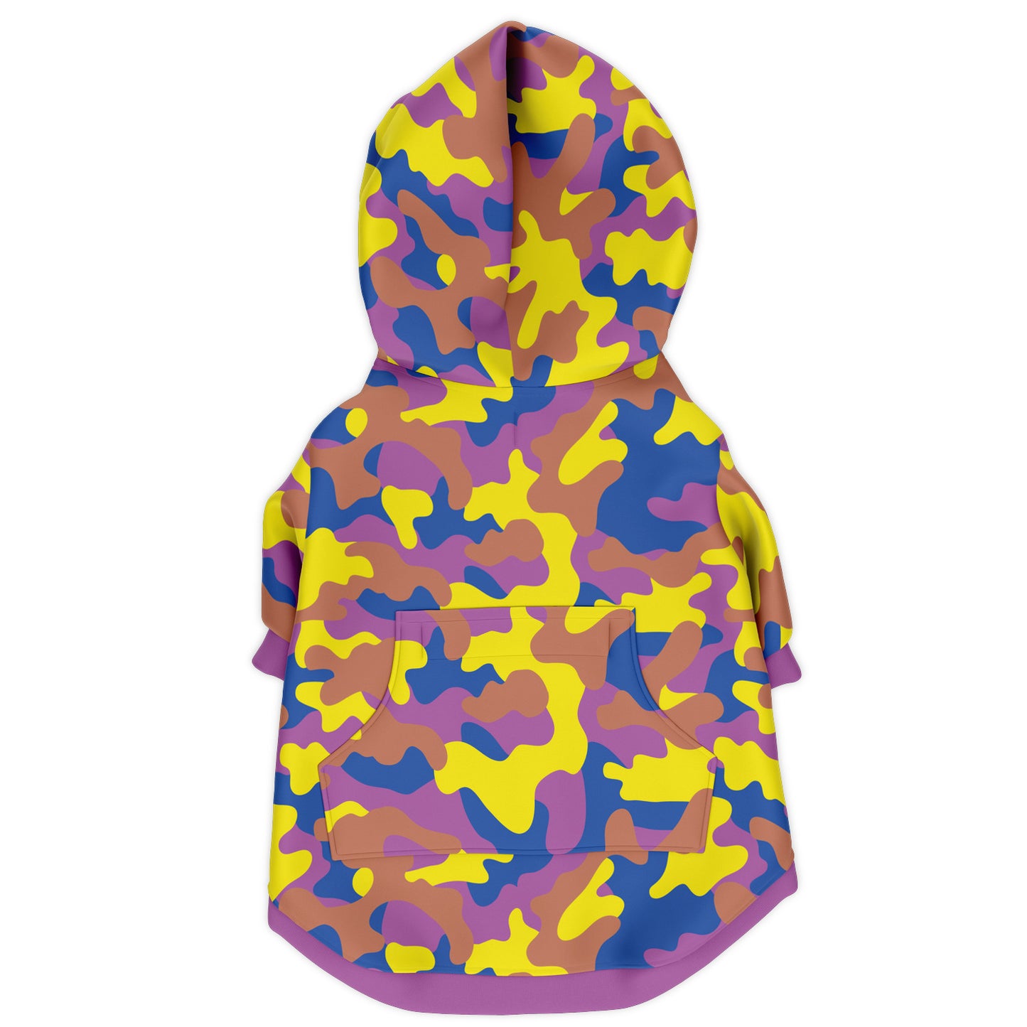 BERRY-BURST CAMO DOG HOODIE