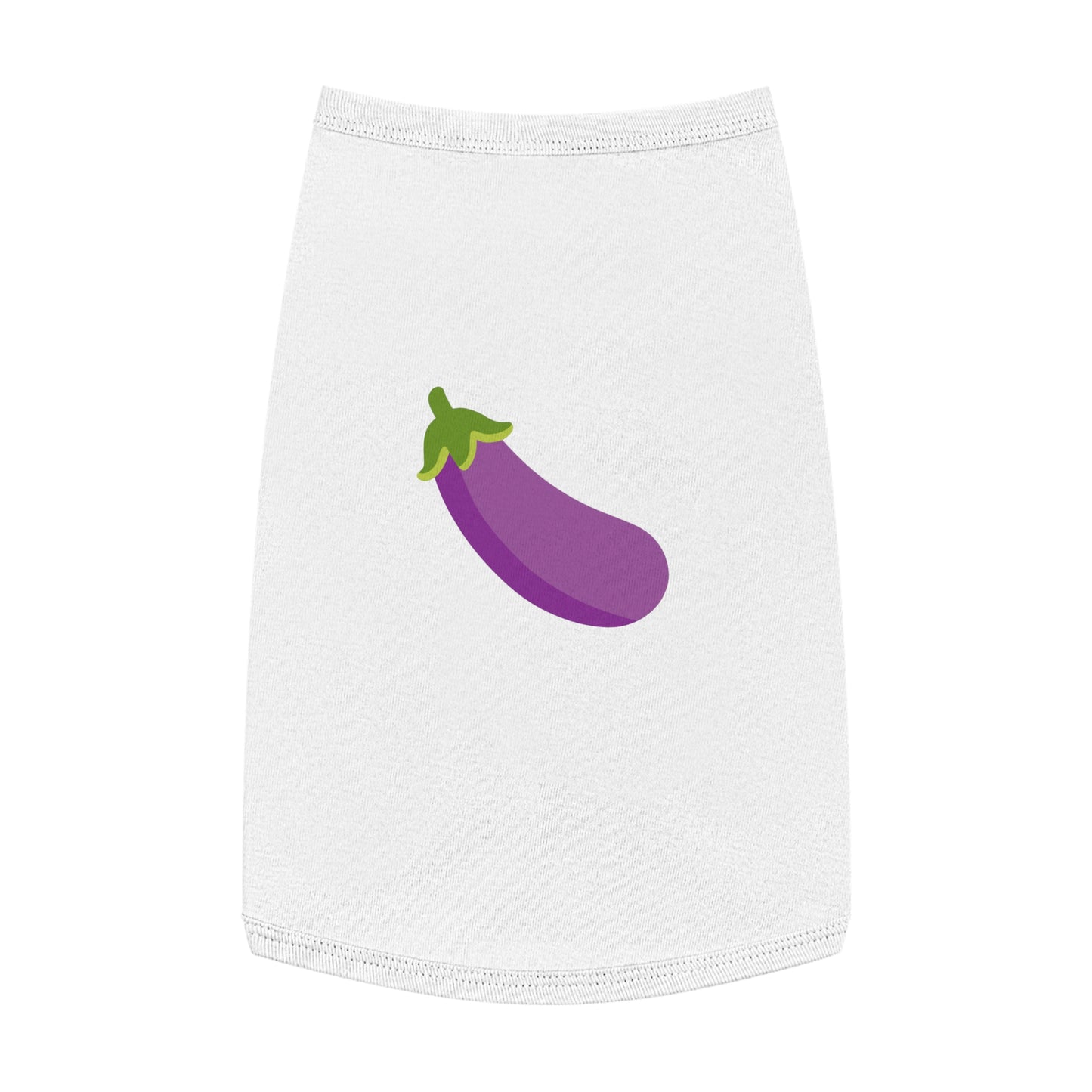 EGGPLANT EMOJI DOG T-SHIRT