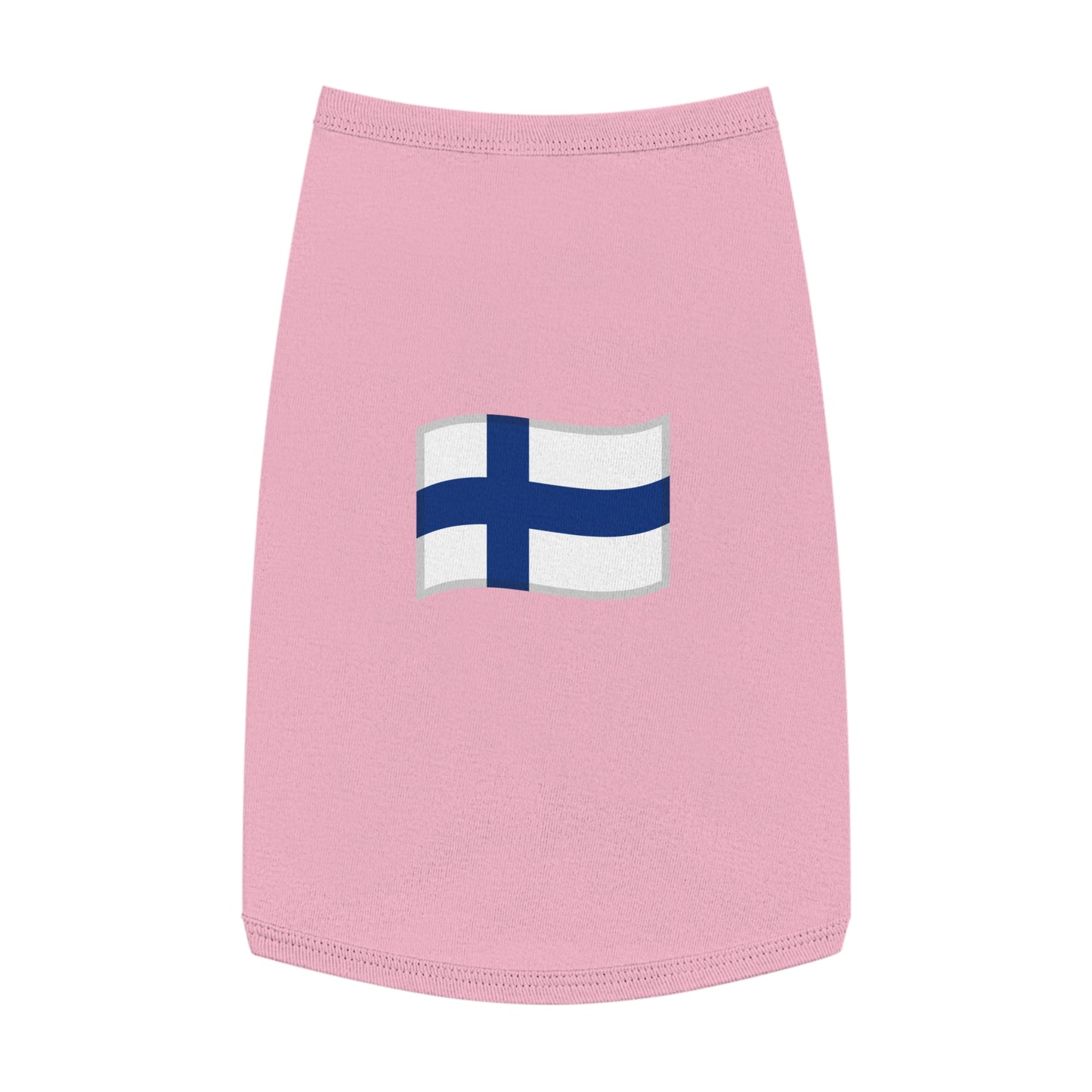 FINLAND FLAG EMOJI DOG T-SHIRT