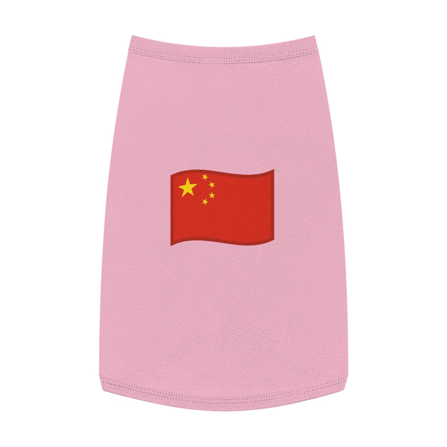 CHINA FLAG EMOJI DOG T-SHIRT