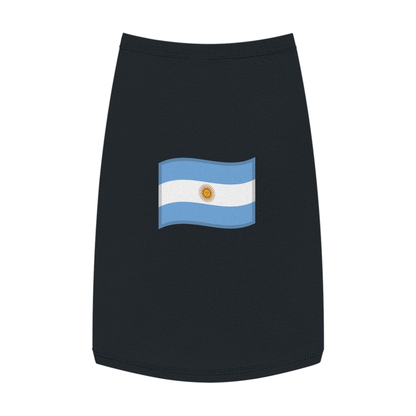 ARGENTINA FLAG EMOJI DOG T-SHIRT