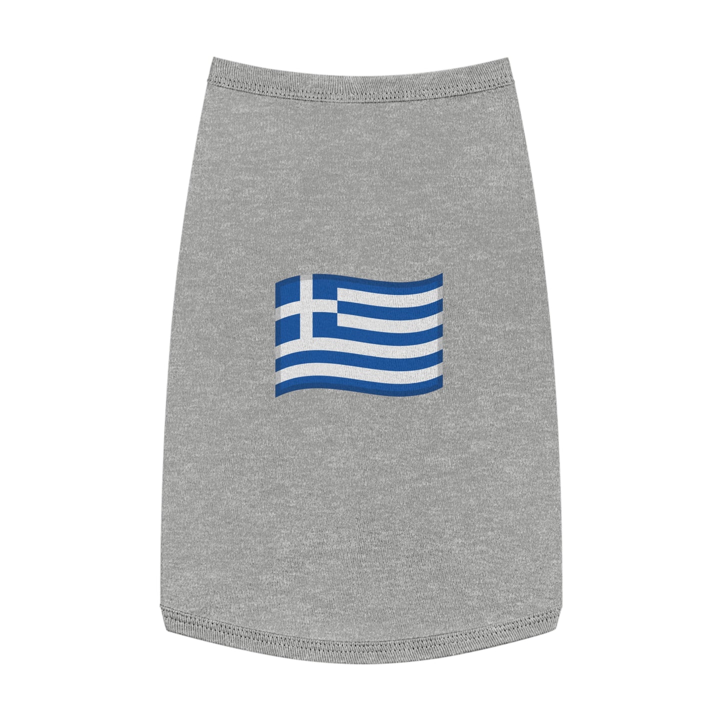 GREECE FLAG EMOJI DOG T-SHIRT