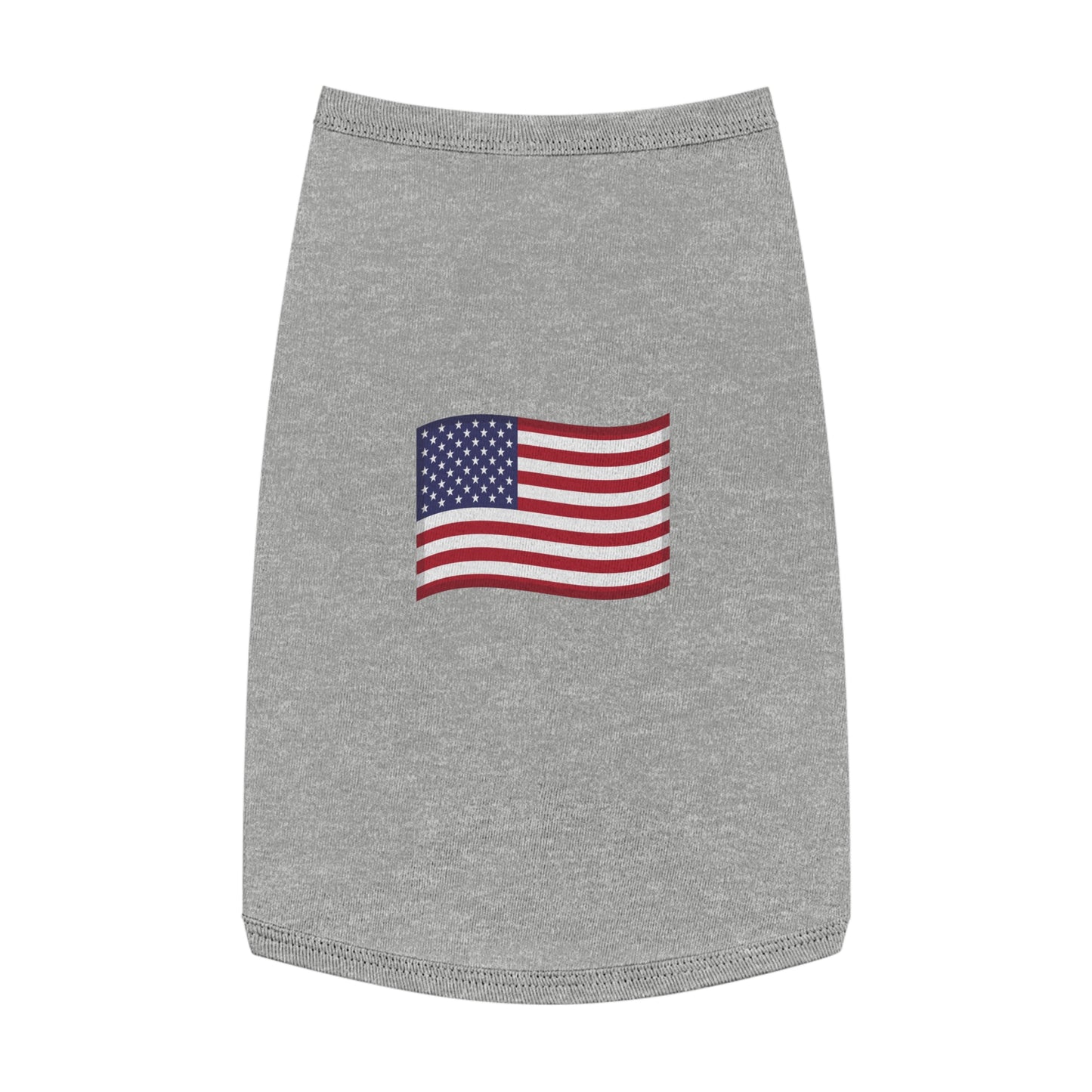 USA FLAG EMOJI DOG T-SHIRT