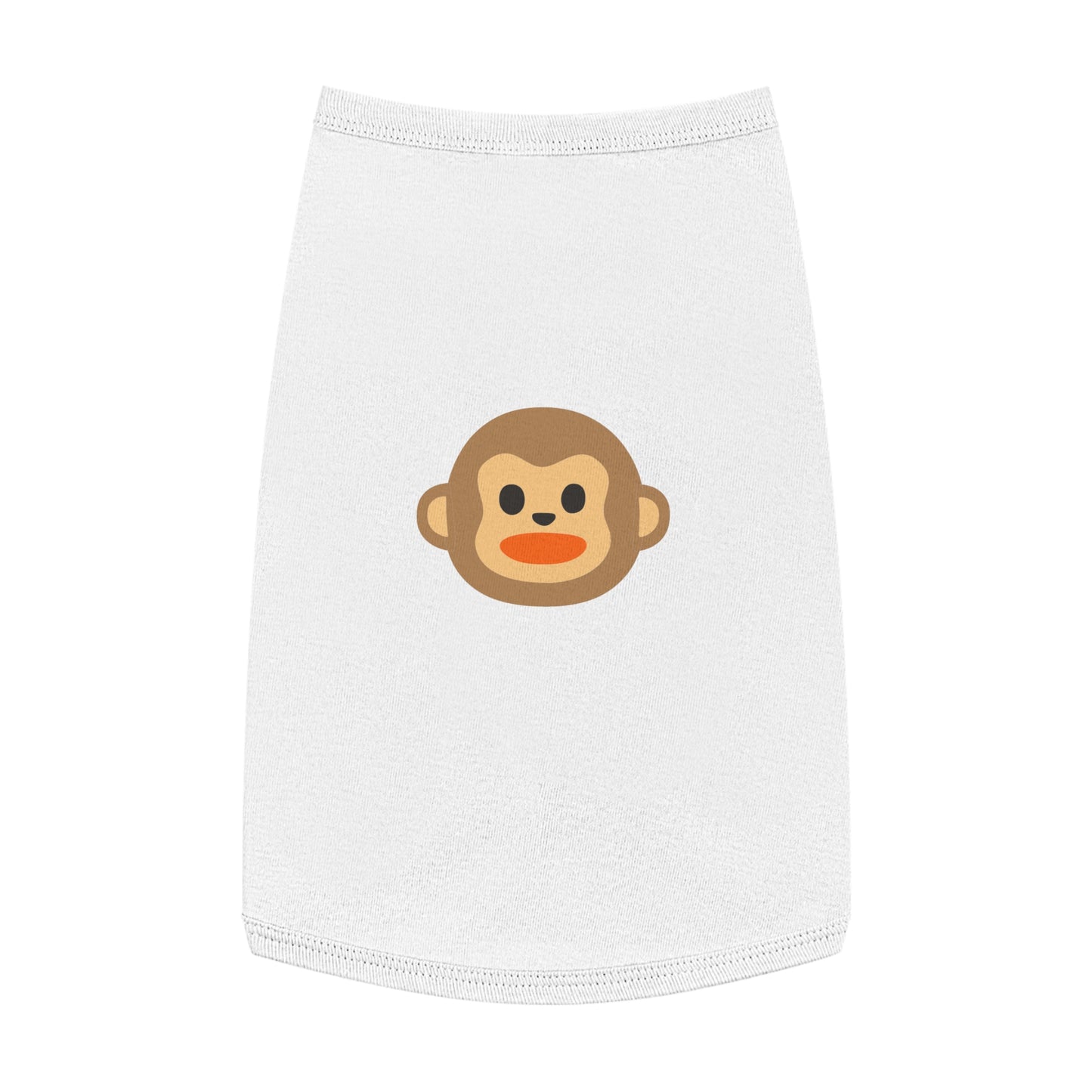 MONKEY EMOJI DOG T-SHIRT