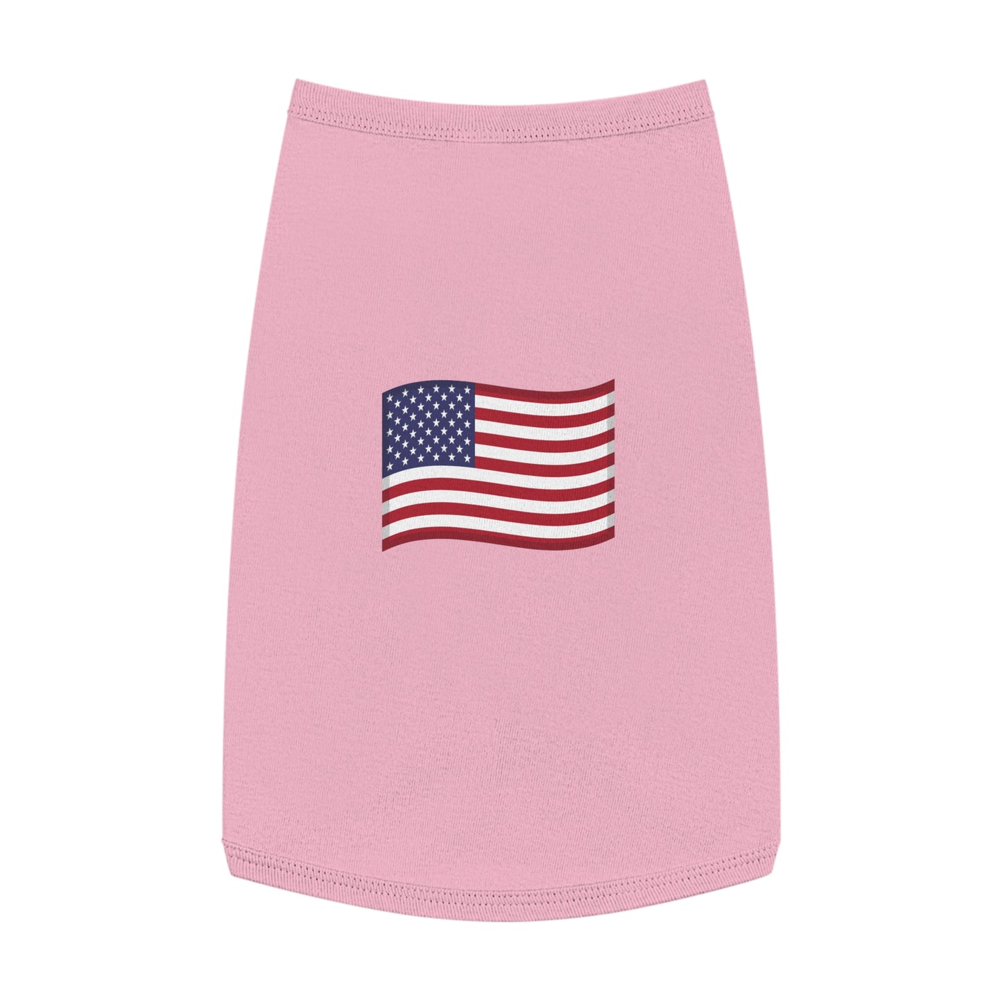 USA FLAG EMOJI DOG T-SHIRT