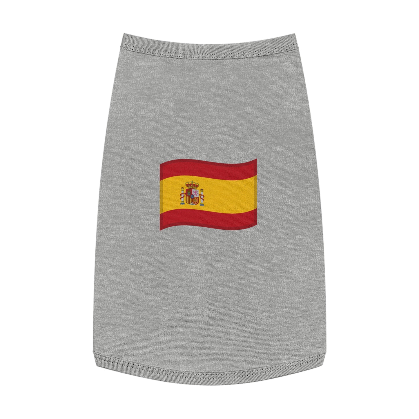 SPAIN FLAG EMOJI DOG T-SHIRT