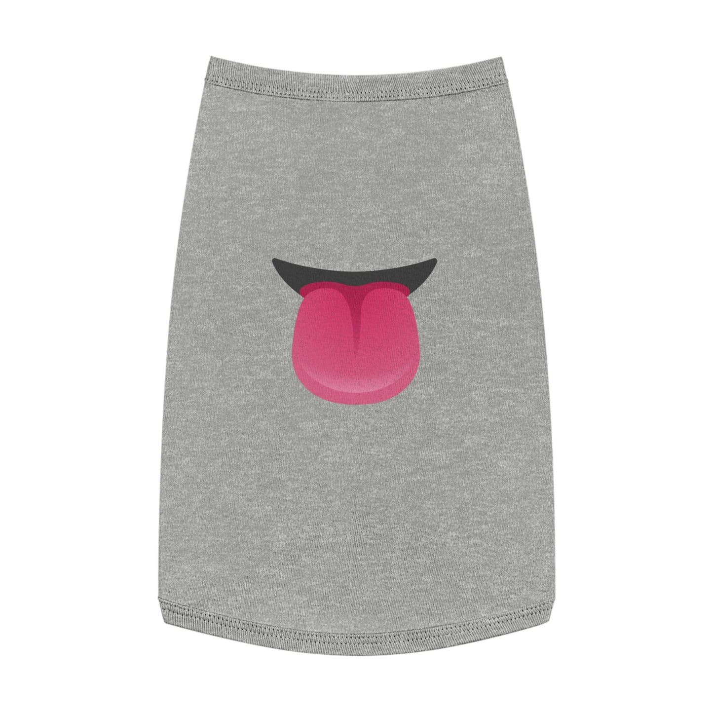 TONGUE EMOJI DOG T-SHIRT