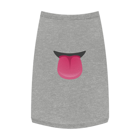 TONGUE EMOJI DOG T-SHIRT