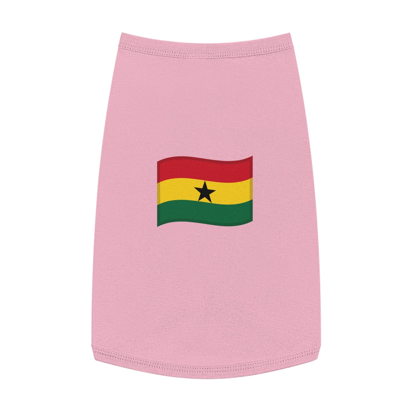 GHANA FLAG EMOJI DOG T-SHIRT