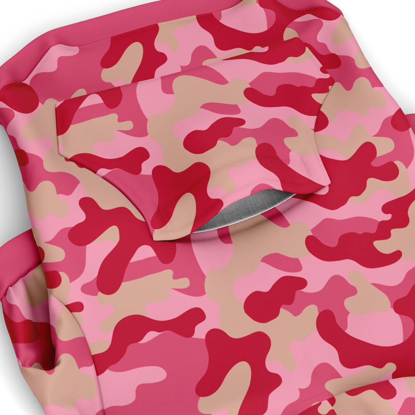 CANDY-BLUSH CAMO DOG HOODIE