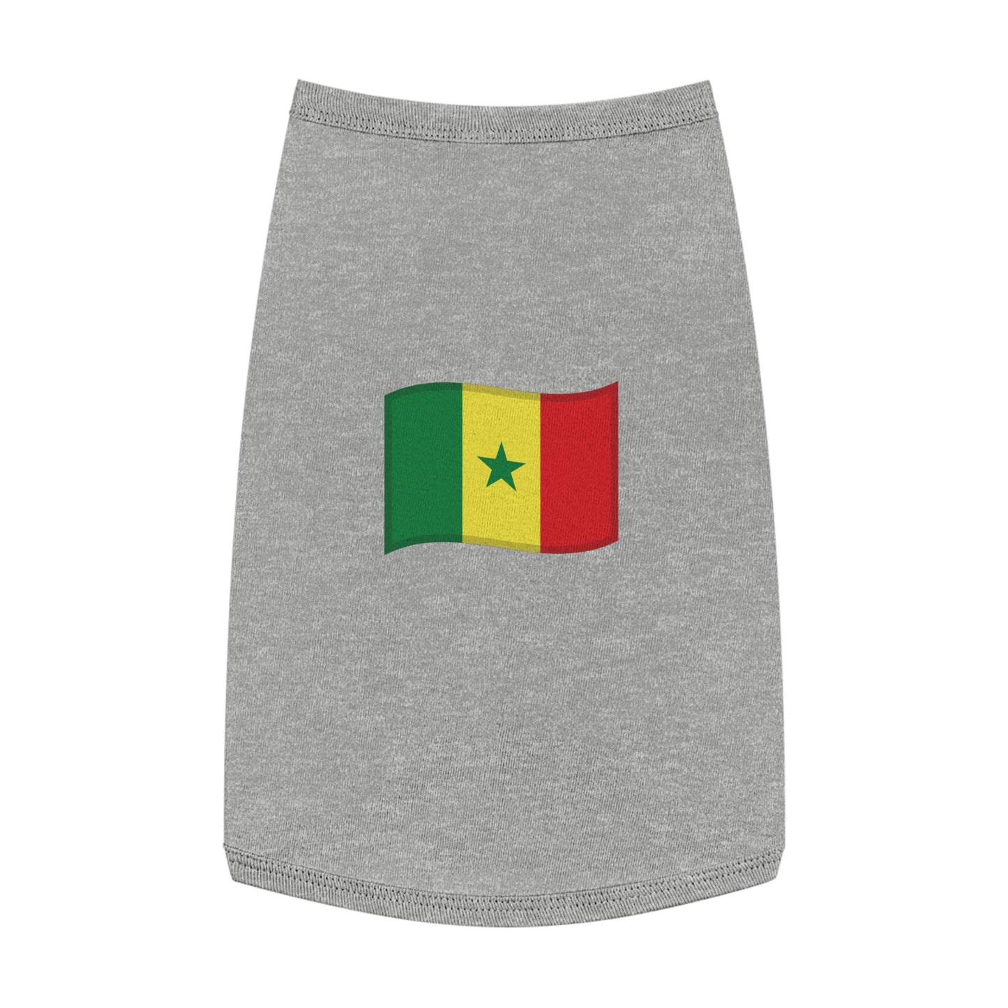 SENEGAL FLAG EMOJI DOG T-SHIRT