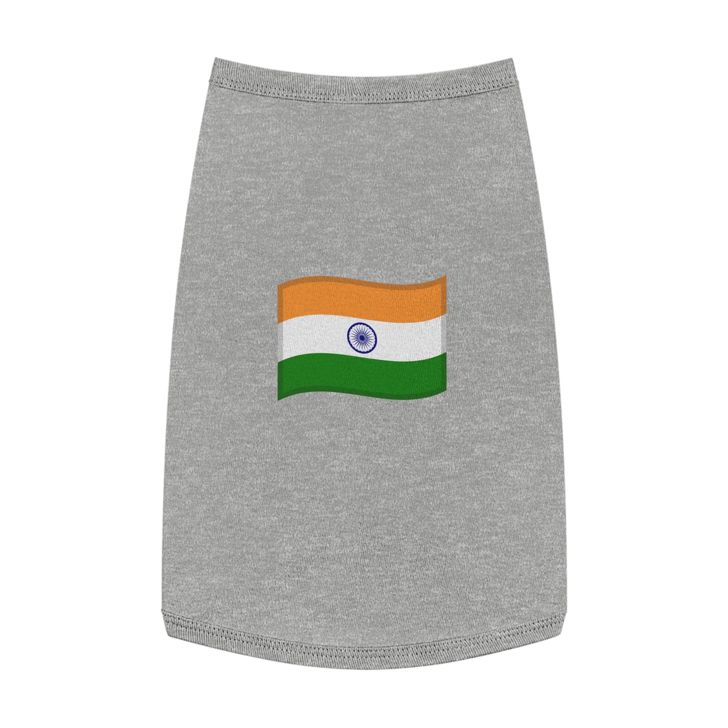 INDIA FLAG EMOJI DOG T-SHIRT