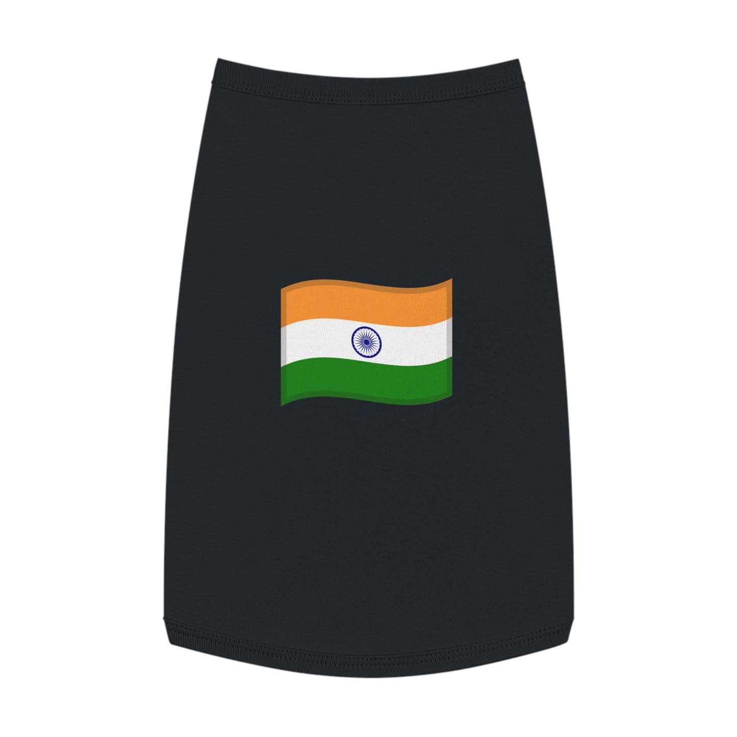 INDIA FLAG EMOJI DOG T-SHIRT