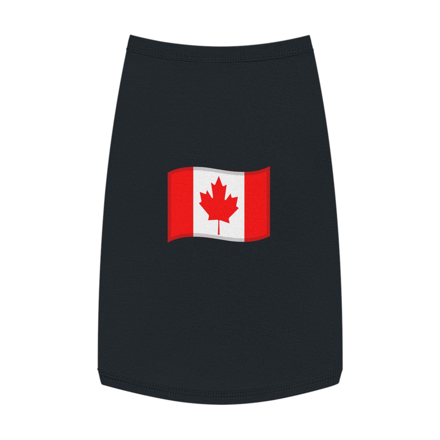 CANADA FLAG EMOJI DOG T-SHIRT