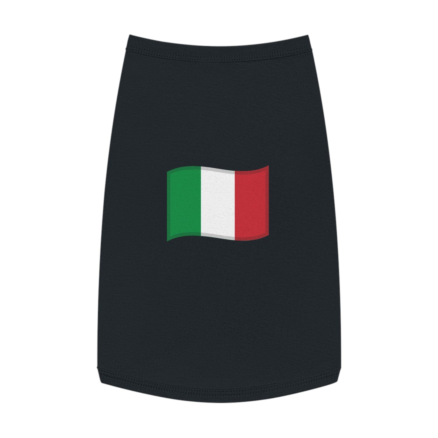 ITALY FLAG EMOJI DOG T-SHIRT