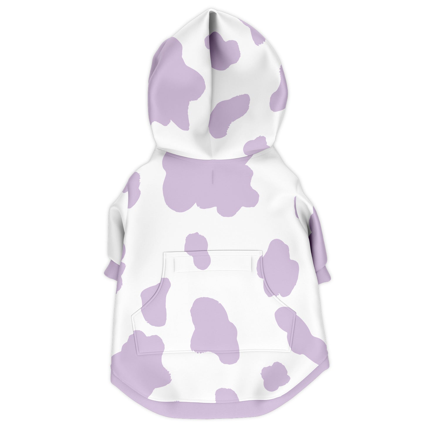 LAVENDAR COW DOG HOODIE