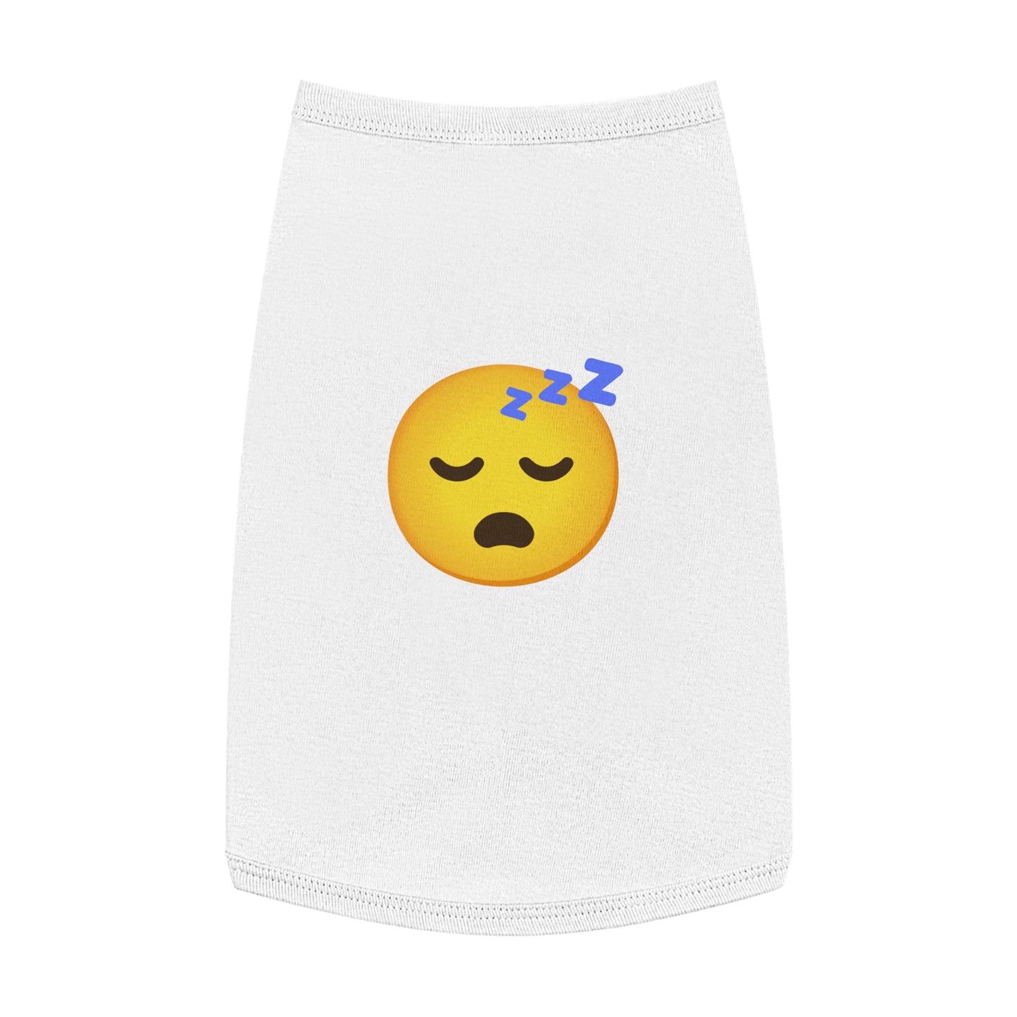 SLEEPY EMOJI DOG T-SHIRT