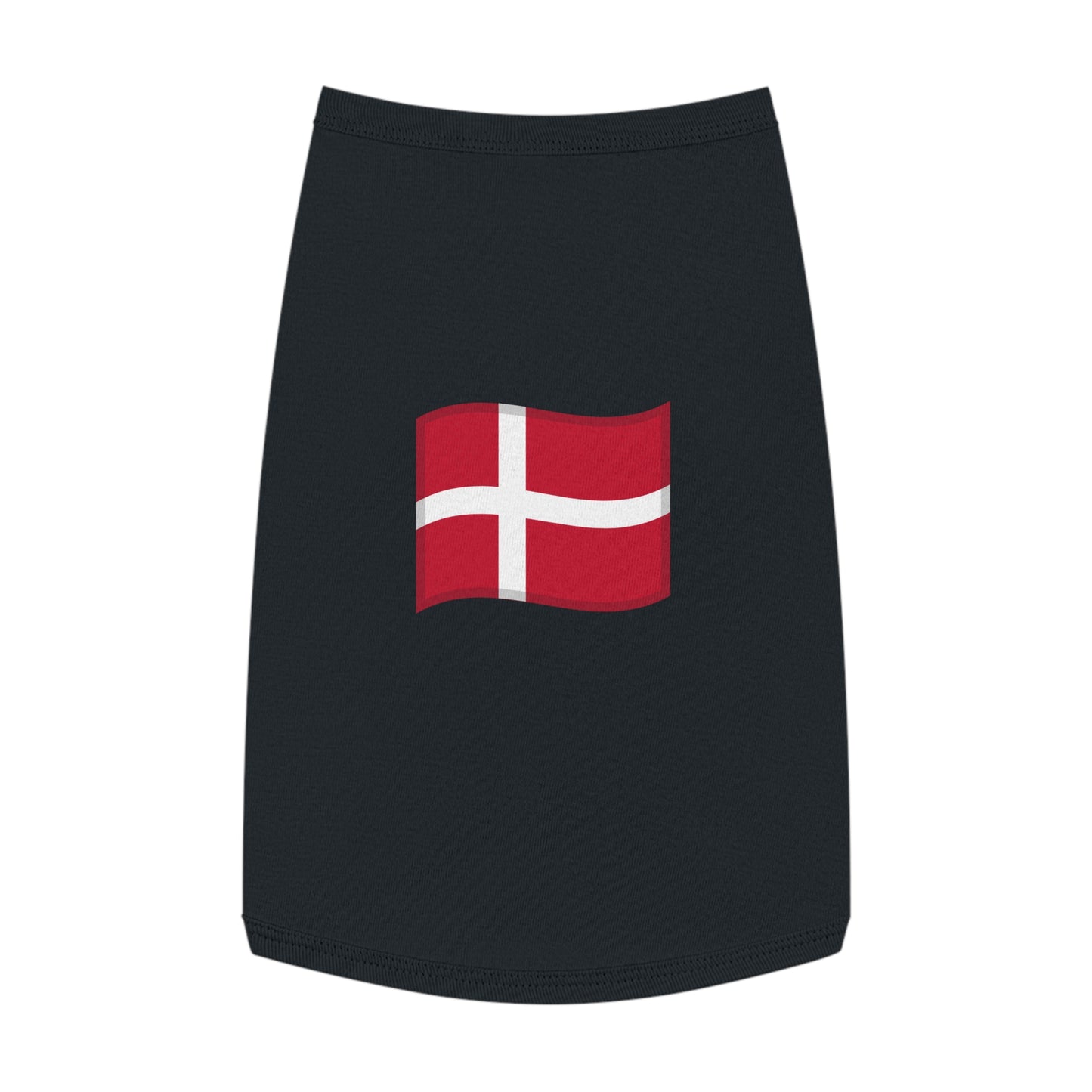 DENMARK FLAG EMOJI DOG T-SHIRT