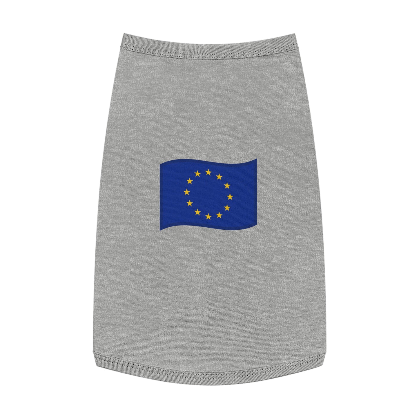 EU FLAG EMOJI DOG T-SHIRT