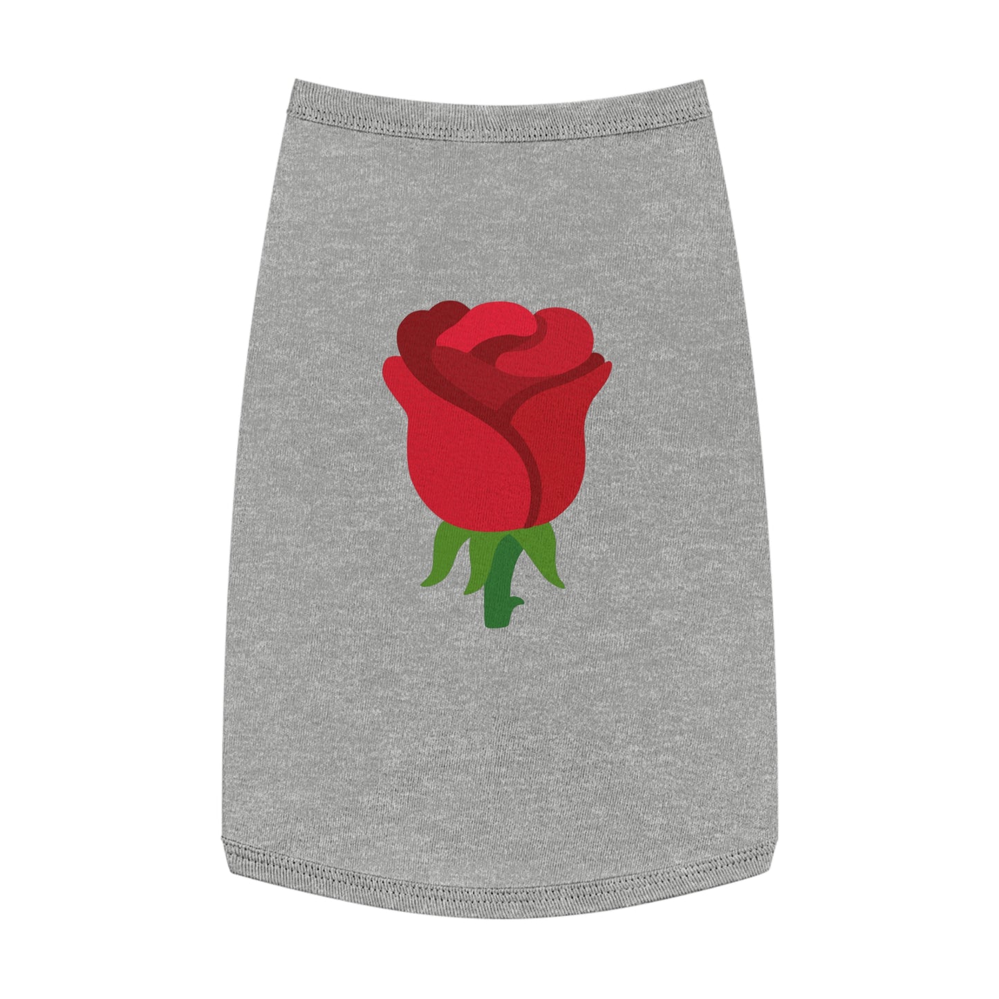 ROSE EMOJI DOG T-SHIRT