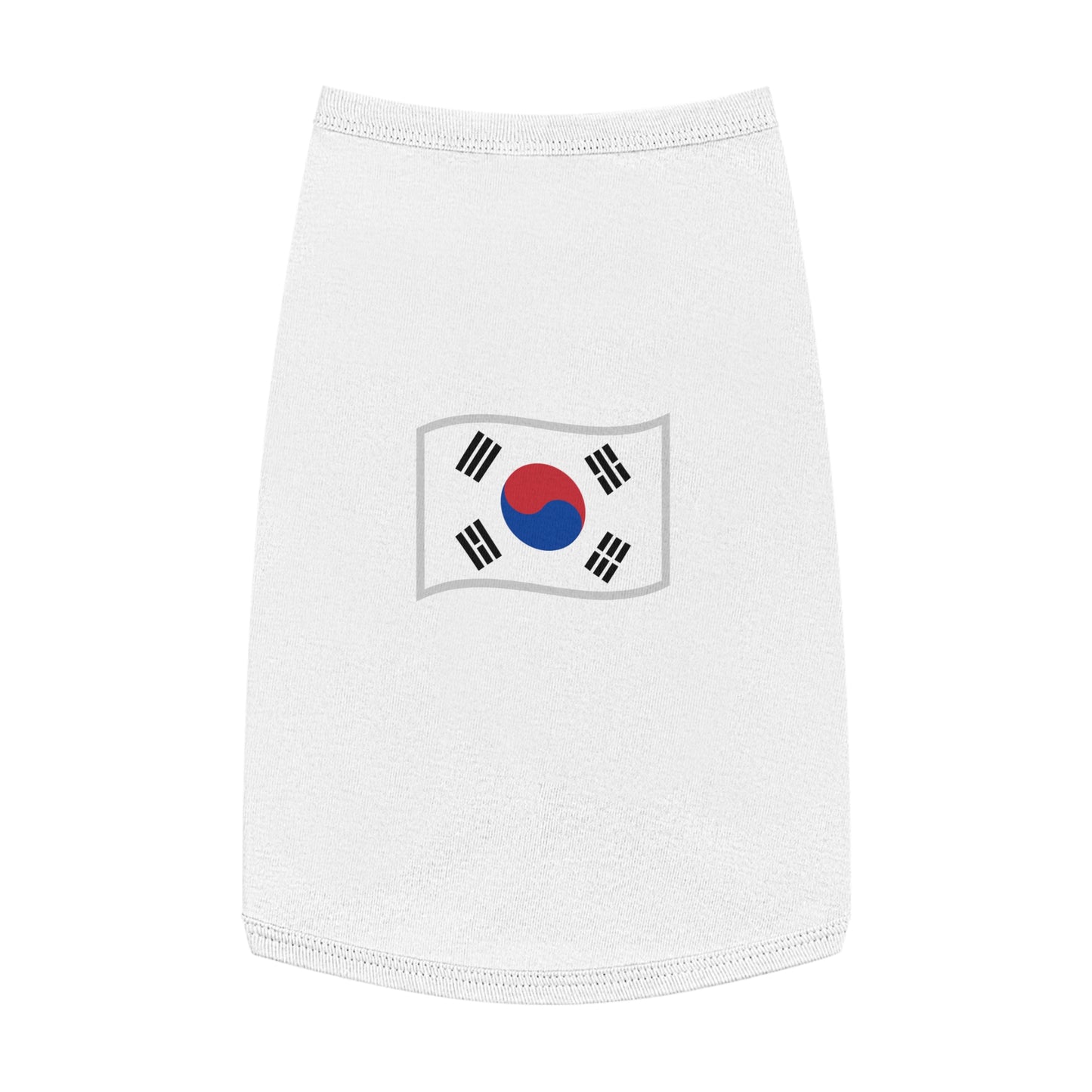 SOUTH KOREA FLAG EMOJI DOG T-SHIRT