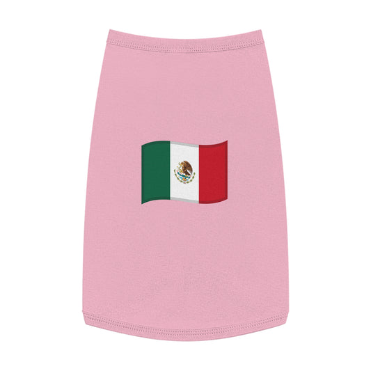 MEXICO FLAG EMOJI DOG T-SHIRT