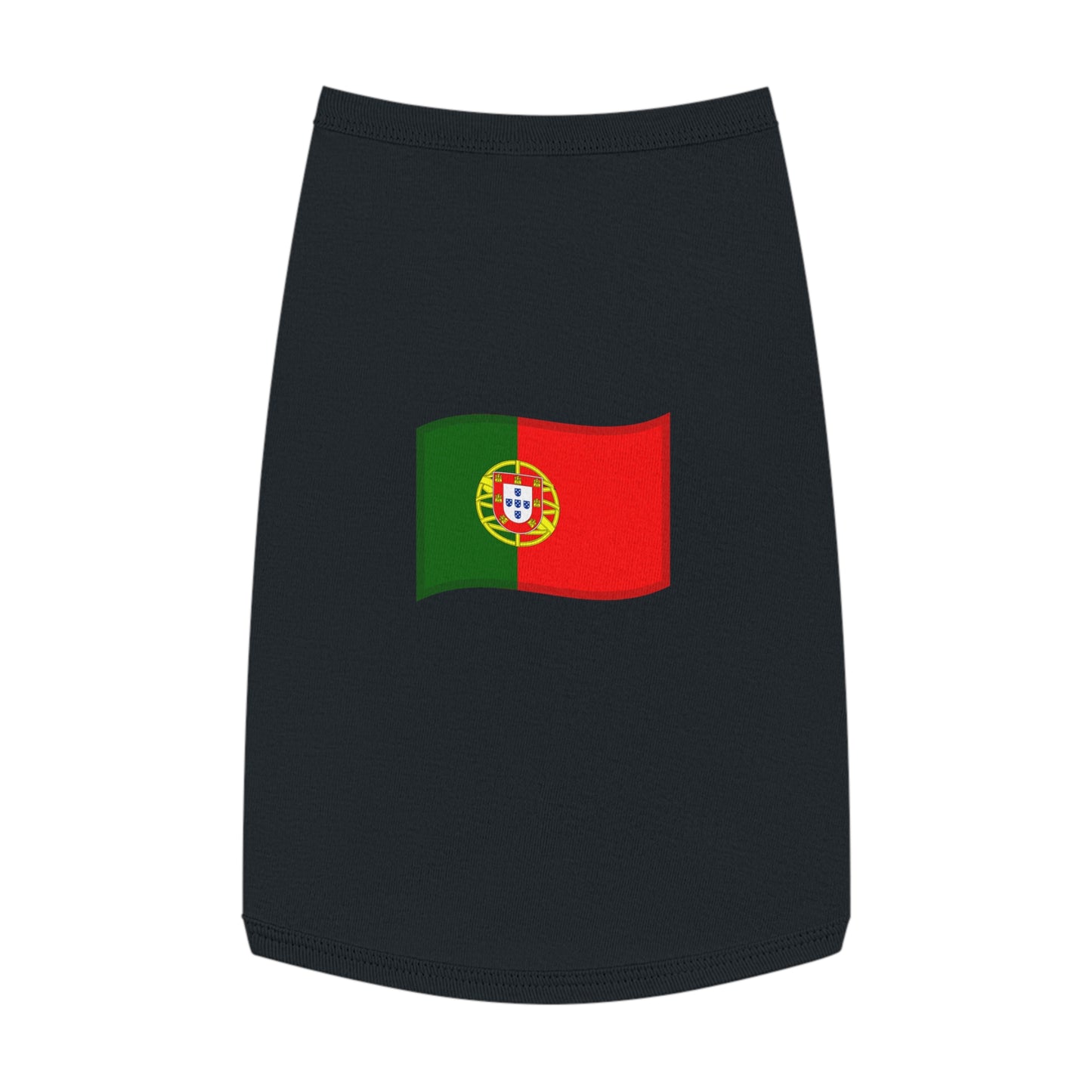 PORTUGAL FLAG EMOJI DOG T-SHIRT