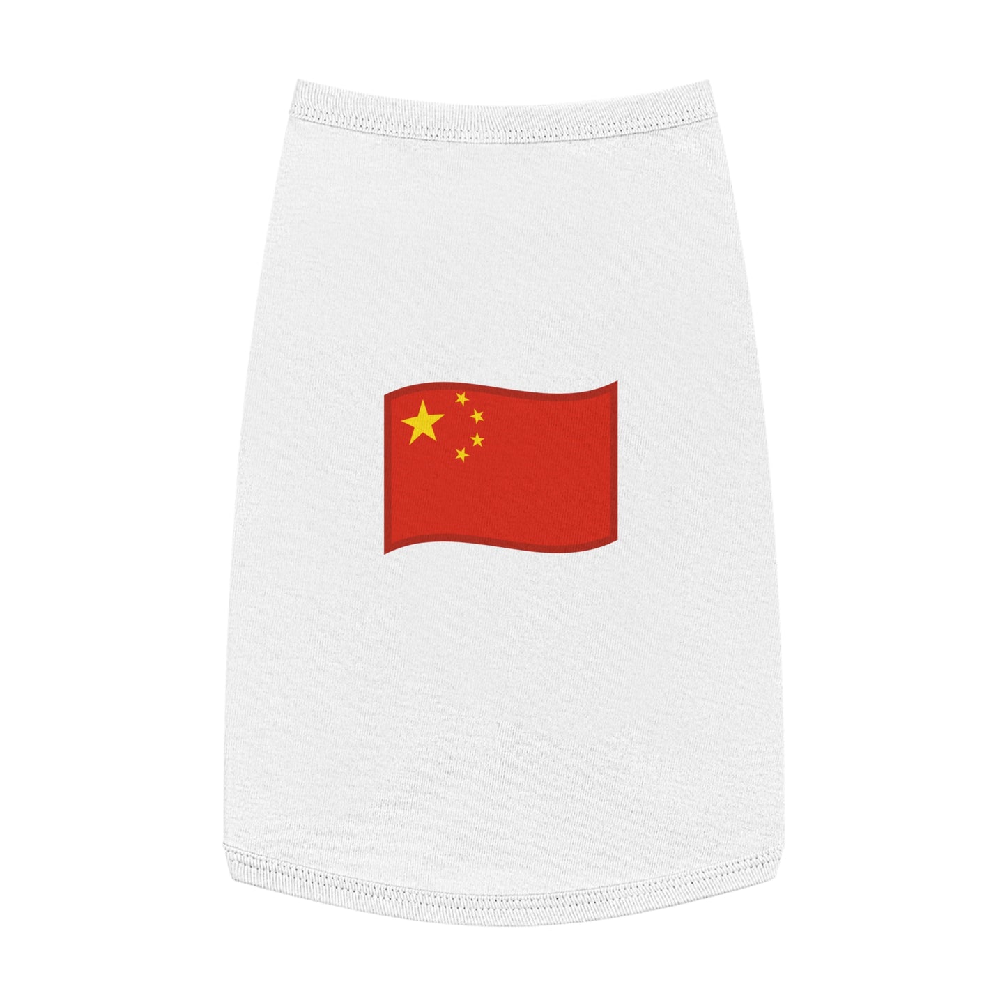 CHINA FLAG EMOJI DOG T-SHIRT