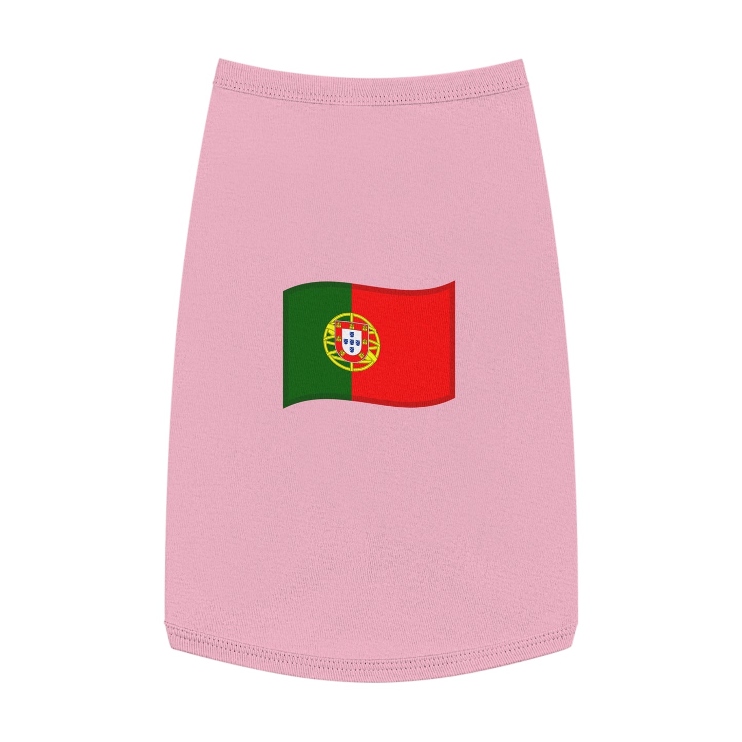 PORTUGAL FLAG EMOJI DOG T-SHIRT