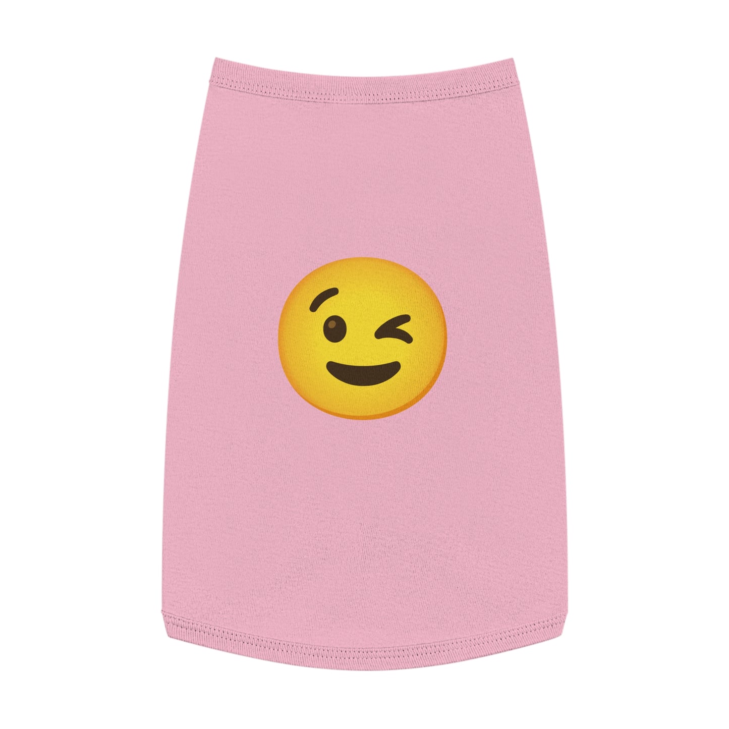 WINK EMOJI DOG T-SHIRT