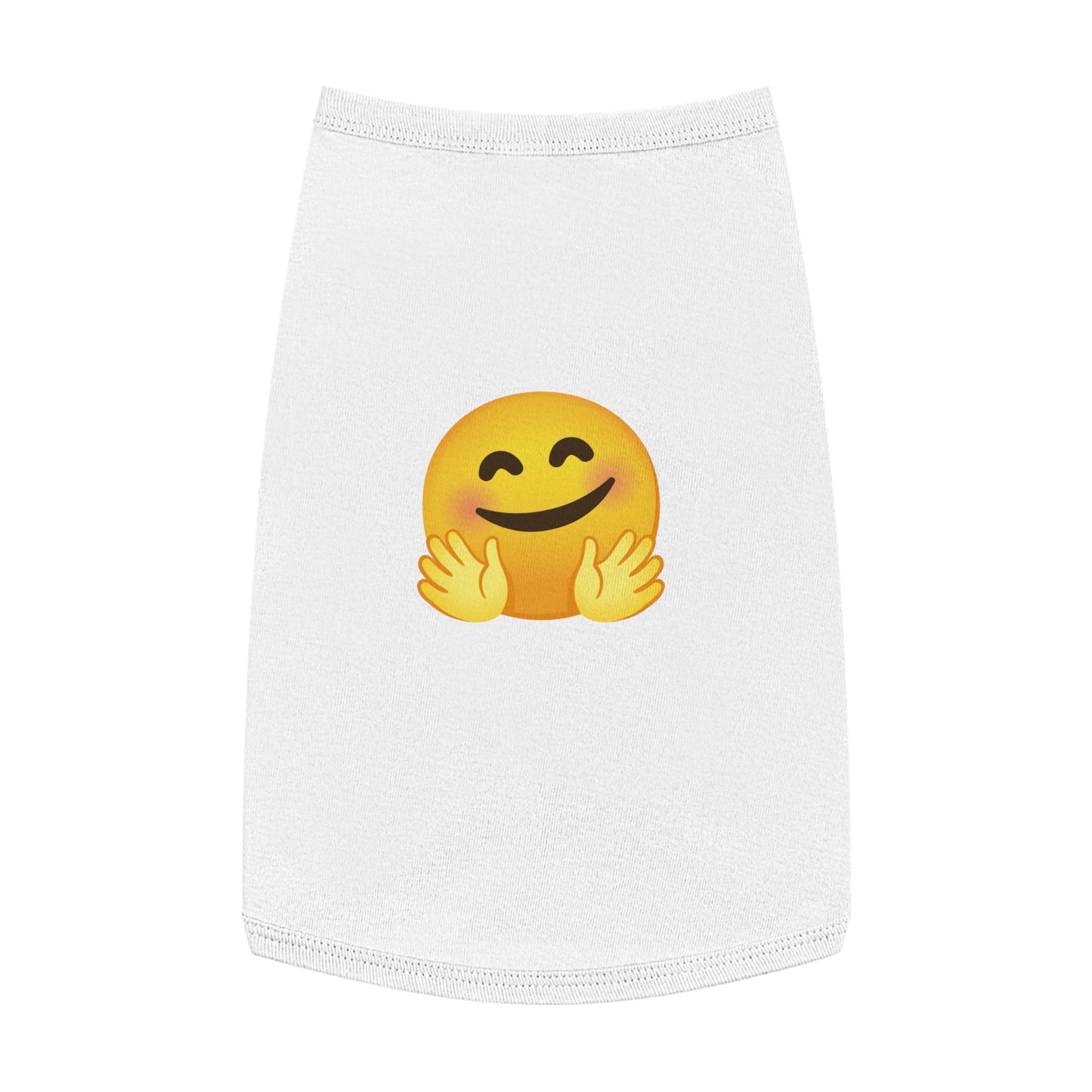 LET'S HUG EMOJI DOG T-SHIRT