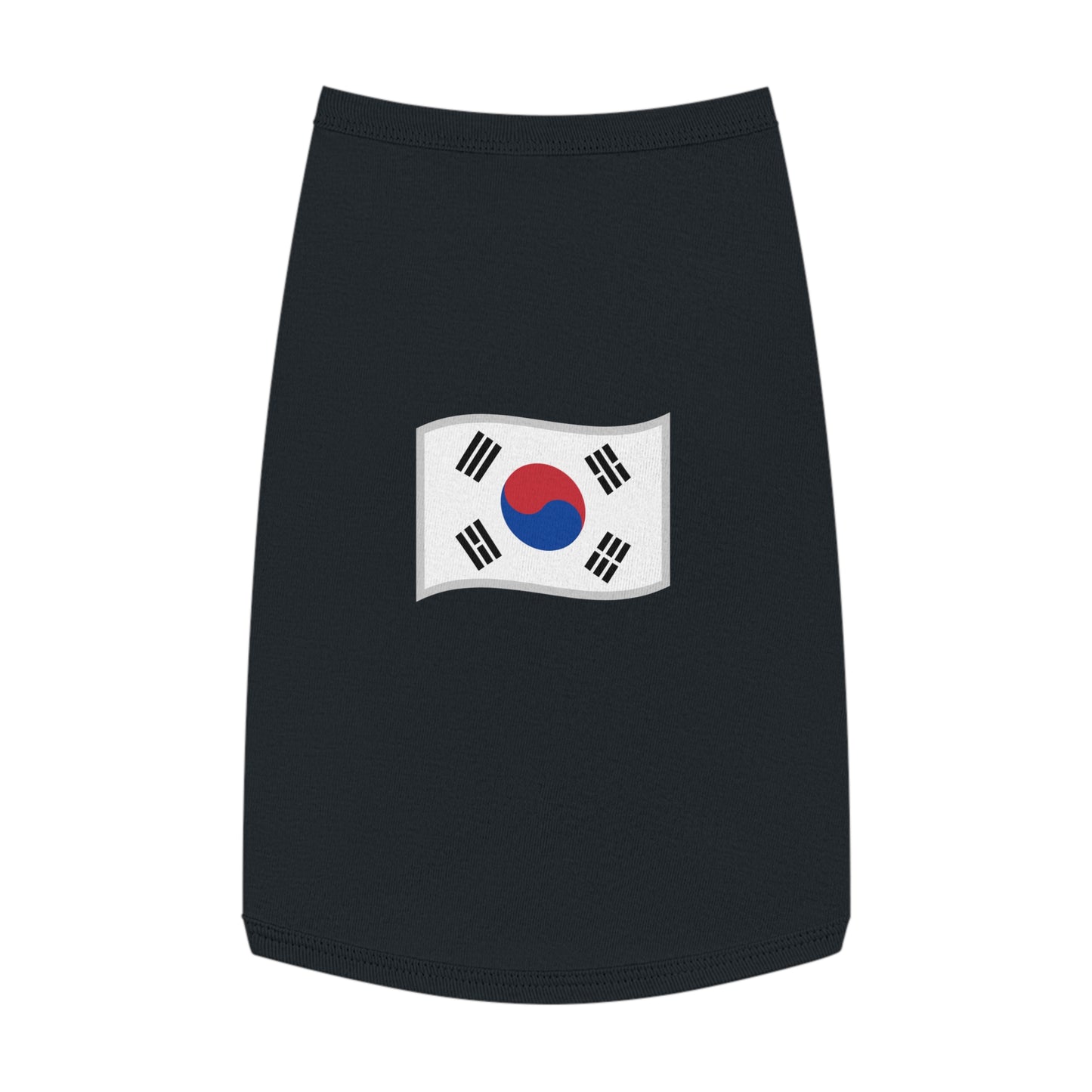 SOUTH KOREA FLAG EMOJI DOG T-SHIRT